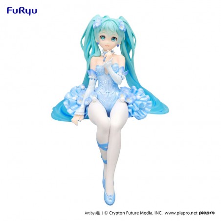 HATSUNE MIKU FLOWER FAIRY NEMOPHILA PAIL BLUE VER. NOODLE STOPPER FIGURE STATUE