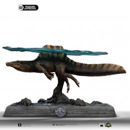 JURASSIC WORLD REBIRTH SPINOSAURUS ICONS STATUA IN RESINA FIGURE IRON STUDIOS