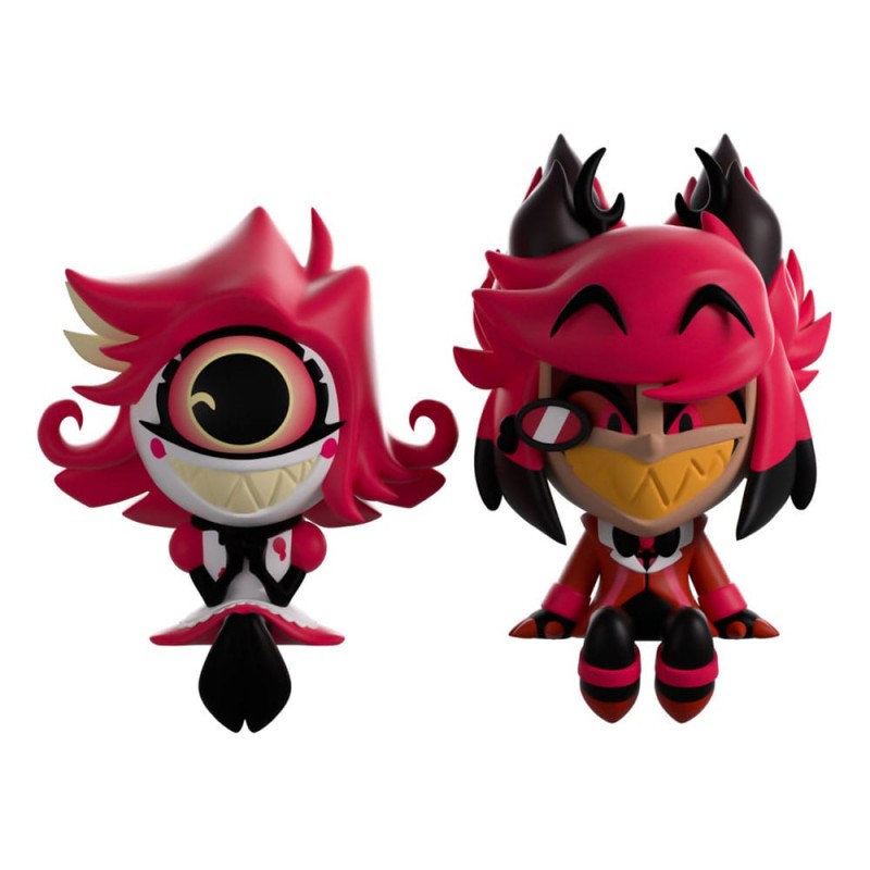 YOUTOOZ HAZBIN HOTEL ALASTOR AND NIFFTY MONITOR BUDDIEZ VINYL FIGURES