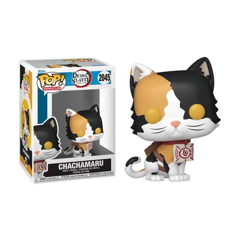 FUNKO POP! DEMON SLAYER CHACHAMARU BOBBLE HEAD FIGURE FUNKO FUNKO POP! DEMON SLAYER CHACHAMARU BOBBLE HEAD FIGURE FUNKO