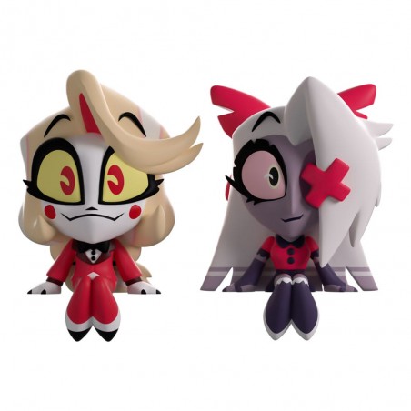HAZBIN HOTEL CHARLIE E VAGGIE MONITOR BUDDIEZ VINYL FIGURE
