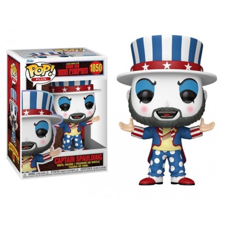 FUNKO POP! PLUS THE HOUSE OF 1000 CORPSES CAPTAIN SPAULDING BOBBLE HEAD PVC FIGURE