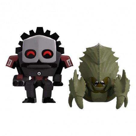 HELLDIVERS 2 CHARGER AND DEVASTATOR MONITOR BUDDIEZ VINYL FIGURES