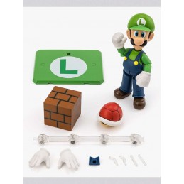 BANDAI SUPER MARIO BROS LUIGI S.H. FIGUARTS SERIES PVC ACTION FIGURE
