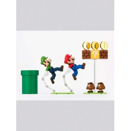 BANDAI SUPER MARIO BROS PLAYSET S.H. FIGUARTS SERIES PVC ACTION FIGURE