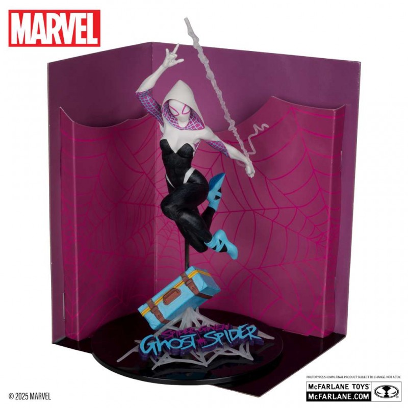 MARVEL COLLECTION PVC STATUE GHOST-SPIDER (AMAZING SPIDER-MAN 1) 1/10 STATUA FIGURE MC FARLANE