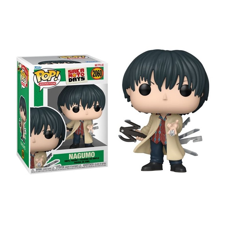 FUNKO FUNKO POP! ANIMATION SAKAMOTO DAYS NAGUMO PVC BOBBLE HEAD FIGURE FUNKO FUNKO POP! ANIMATION SAKAMOTO DAYS NAGUMO PVC BOBBLE HEAD FIGURE