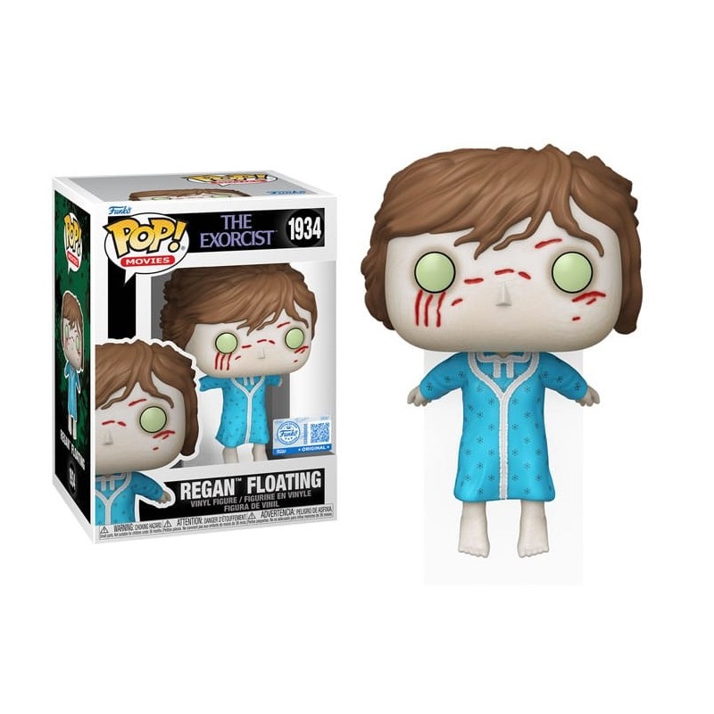 FUNKO FUNKO POP! MOVIES THE EXORCIST REGAN FLOATING EXCLUSIVE PVC BOBBLE HEAD FIGURE FUNKO FUNKO POP! MOVIES THE EXORCIST REGAN FLOATING EXCLUSIVE PVC BOBBLE HEAD FIGURE