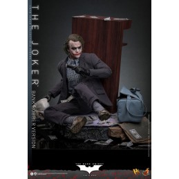THE DARK KNIGHT MOVIE MASTERPIECE THE JOKER BANK ROBBER VER. 30CM ACTION FIGURE HOT TOYS