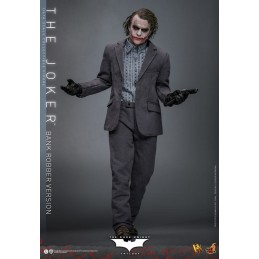 THE DARK KNIGHT MOVIE MASTERPIECE THE JOKER BANK ROBBER VER. 30CM ACTION FIGURE HOT TOYS