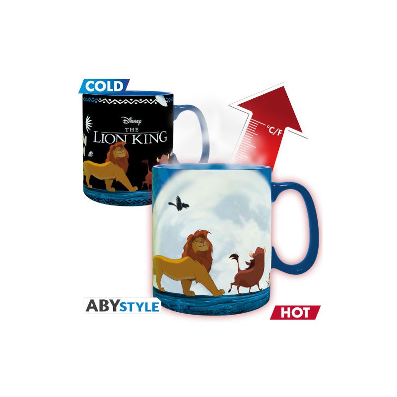 DISNEY IL RE LEONE TAZZA CAMBIACOLORE 460ML ABYSTYLE DISNEY IL RE LEONE TAZZA CAMBIACOLORE 460ML ABYSTYLE