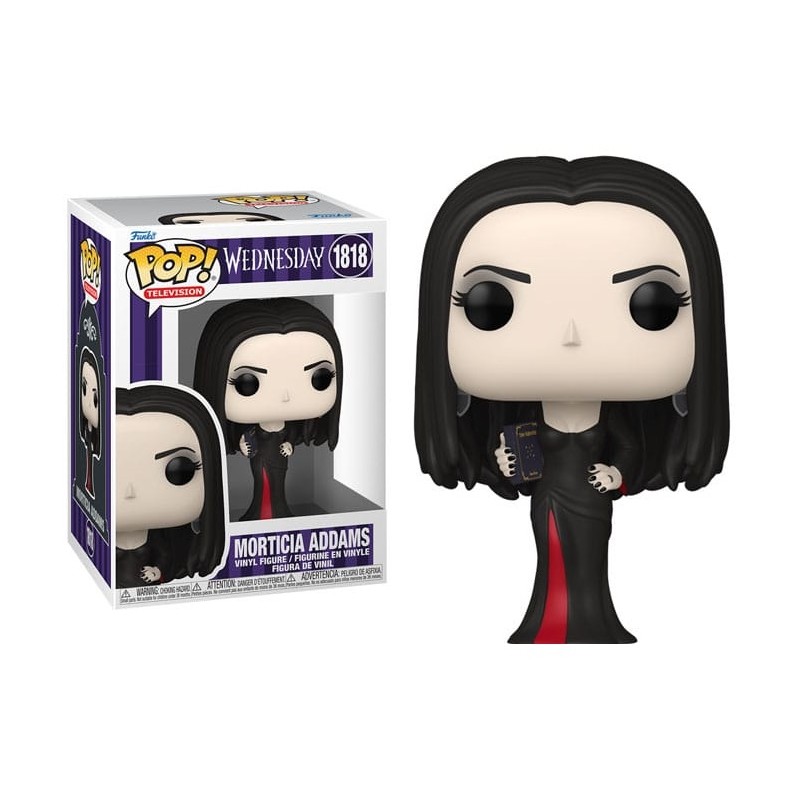 FUNKO FUNKO POP! TELEVISION WEDNESDAY MORTICIA ADDAMS PVC BOBBLE HEAD FIGURE