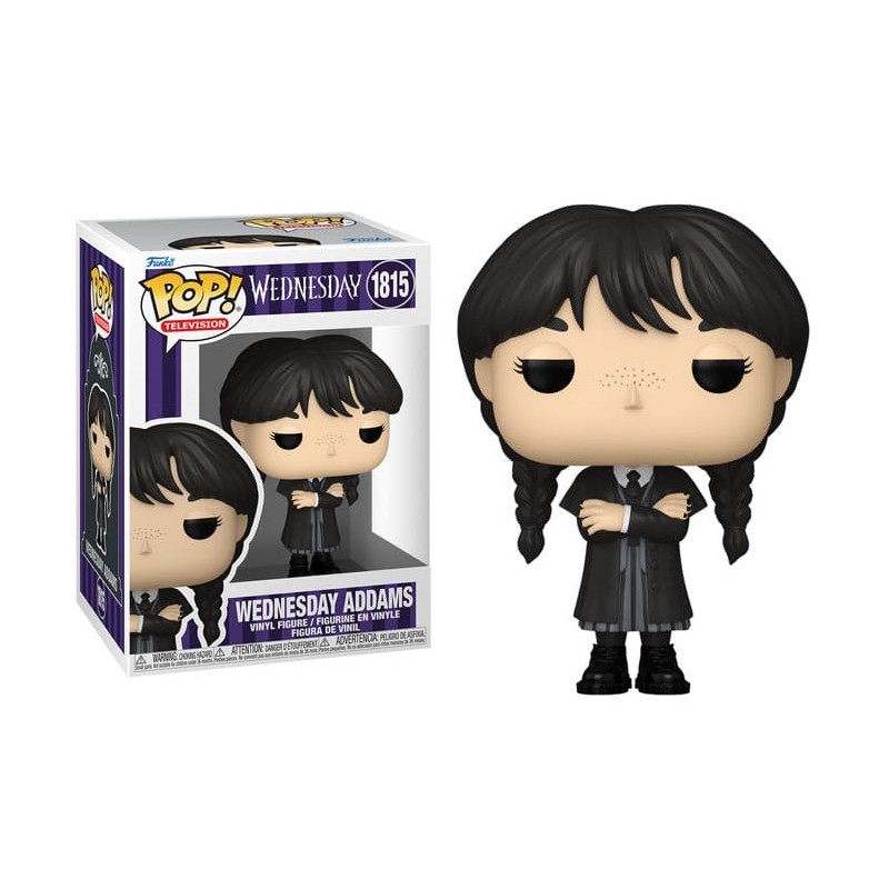 FUNKO FUNKO POP! TELEVISION WEDNESDAY MERCOLEDI ADDAMS PVC BOBBLE HEAD FIGURE
