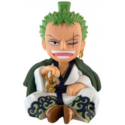 PLASTOY ONE PIECE ZOROJURO PVC COIN BANK
