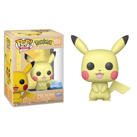 FUNKO POP! GAMES POKEMON PIKACHU SOFT COLOR PVC BOBBLE HEAD