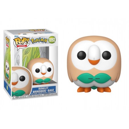 FUNKO POP! GAMES POKEMON ROWLET PVC BOBBLE HEAD