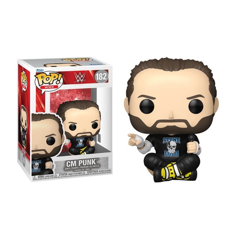 FUNKO FUNKO POP! WWE CM PUNK PVC BOBBLE HEAD