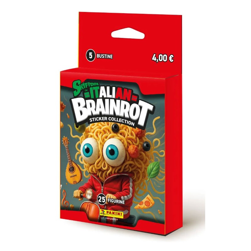 SKIFIDOL BRAINROT ECOBLISTER SET 5X BUSTE 25 CARTE