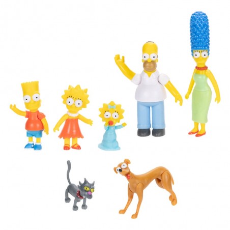 THE SIMPSONS FAMILY MULTI-PACK 7X MINI FIGURES