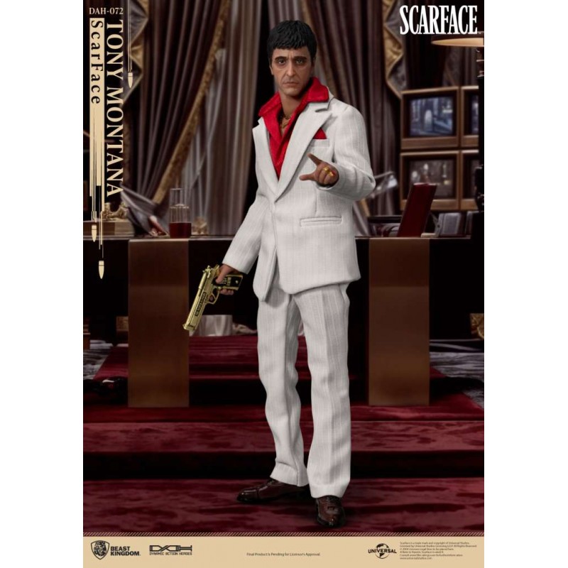 SCARFACE TONY MONTANA DAH-072 ACTION FIGURE BEAST KINGDOM SCARFACE TONY MONTANA DAH-072 ACTION FIGURE BEAST KINGDOM