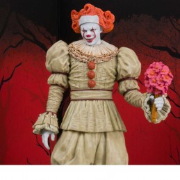 MC FARLANE MOVIE MANIACS IT PENNYWISE WELCOME TO DERRY STATUE PVC FIGURE