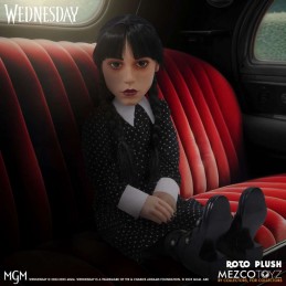 WEDNESDAY MERCOLEDI ADDAMS ROTO PLUSH 45 CM DOLL FIGURE MEZCO TOYS