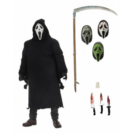 SCREAM ULTIMATE GHOSTFACE CLOTHED VERSION ACTION FIGURE