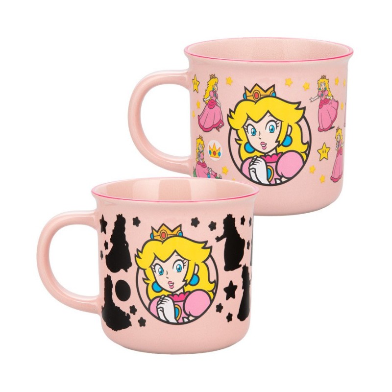 PALADONE PRODUCTS SUPER MARIO PEACH CERAMIC HEAT CHANGE MUG 350ML PALADONE PRODUCTS SUPER MARIO PEACH CERAMIC HEAT CHANGE MUG 350ML