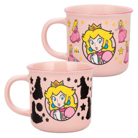 SUPER MARIO PEACH CERAMIC HEAT CHANGE MUG 350ML