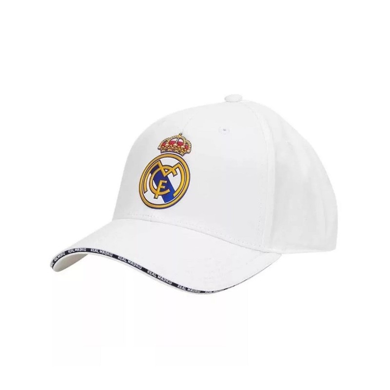 CAPPELLO BASEBALL CAP REAL MADRID UFFICIALE CLASSICO BIANCO