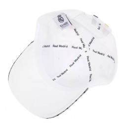 CAPPELLO BASEBALL CAP REAL MADRID UFFICIALE CLASSICO BIANCO