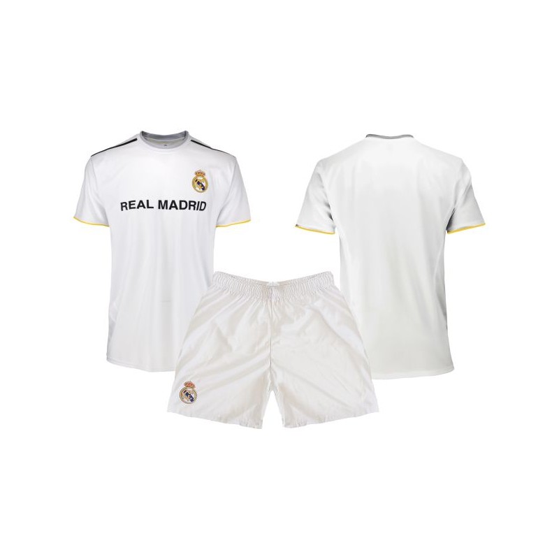 SET MAGLIA E PANTALONCINI BIMBO REAL MADRID CALCIO UFFICIALE