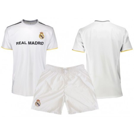 SET MAGLIA E PANTALONCINI BIMBO REAL MADRID CALCIO UFFICIALE