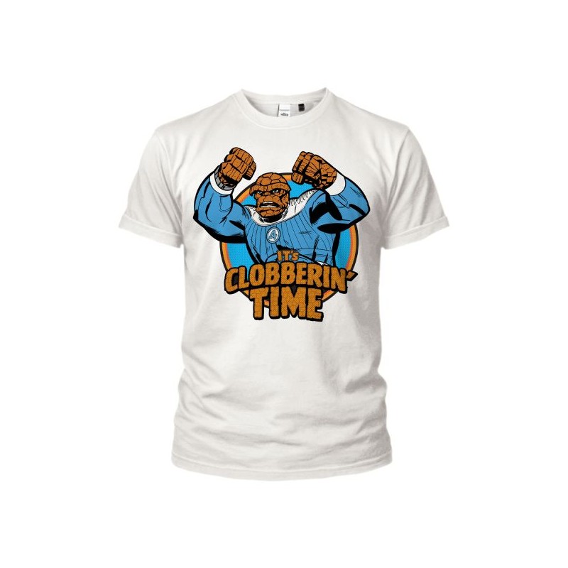 T SHIRT KID THE FANTASTIC FOUR THING IT'S CLOBBERIN TIME