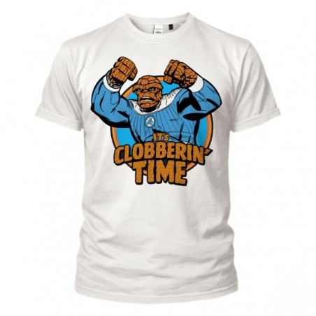 MAGLIA T SHIRT BIMBO FANTASTICI 4 LA COSA IT'S CLOBBERIN TIME
