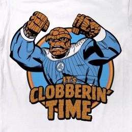 MAGLIA T SHIRT BIMBO FANTASTICI 4 LA COSA IT'S CLOBBERIN TIME