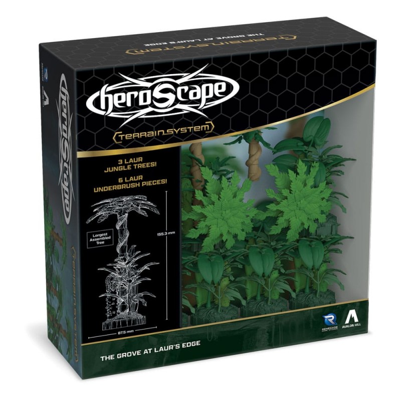 HEROSCAPE TERRAINSYSTEM THE GROVE AT LAUR'S EDGE ESPANSIONE TERRENO RENEGADE GAME STUDIOS HEROSCAPE TERRAINSYSTEM THE GROVE AT LAUR'S EDGE ESPANSIONE TERRENO RENEGADE GAME STUDIOS