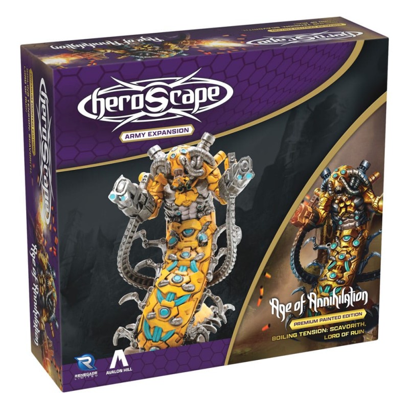 HEROSCAPE AGE OF ANNIHILATION BOILING TENSION SCAVORITH LORD OF RUIN MINIATURE RENEGADE GAME STUDIOS HEROSCAPE AGE OF ANNIHILATION BOILING TENSION SCAVORITH LORD OF RUIN MINIATURE RENEGADE GAME STUDIOS
