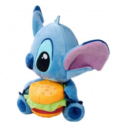 LILO E STITCH 25CM STITCH WITH BURGER PELUCHE FIGURE SIMBA TOYS LILO E STITCH 25CM STITCH WITH BURGER PELUCHE FIGURE SIMBA TOYS