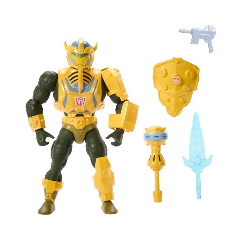 MASTERS X TRANFORMERS BUMBLEBEE ARMOR MAN-AT-ARMS ACTION FIGURE MATTEL MASTERS X TRANFORMERS BUMBLEBEE ARMOR MAN-AT-ARMS ACTION FIGURE MATTEL