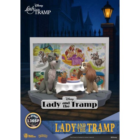 D-STAGE LADY AND THE TRAMP DS-136SP STATUE FIGURE DIORAMA