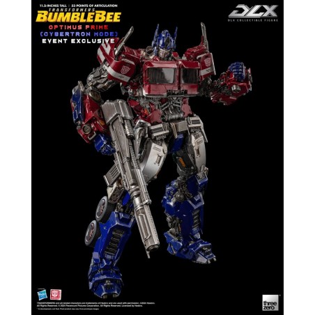 TRANSFORMERS BUMBLEBEE DLX OPTIMUS PRIME CYBERTRON MODE ACTION FIGURE