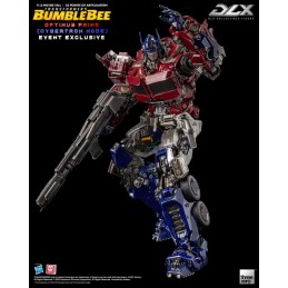 TRANSFORMERS BUMBLEBEE DLX OPTIMUS PRIME CYBERTRON MODE ACTION FIGURE THREEZERO