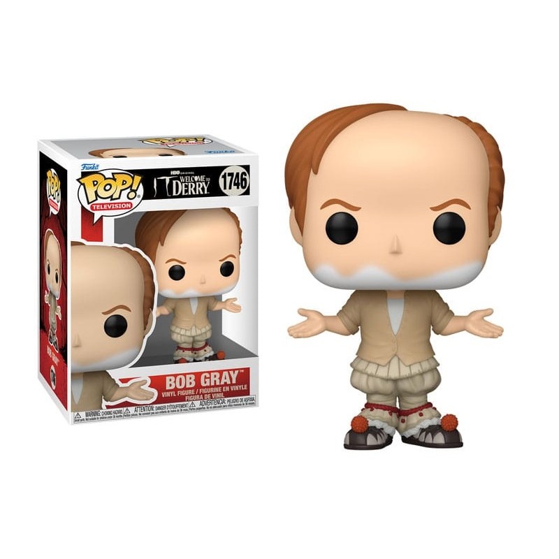 FUNKO POP! IT WELCOME TO DERRY BOB GRAY BOBBLE HEAD FIGURE FUNKO