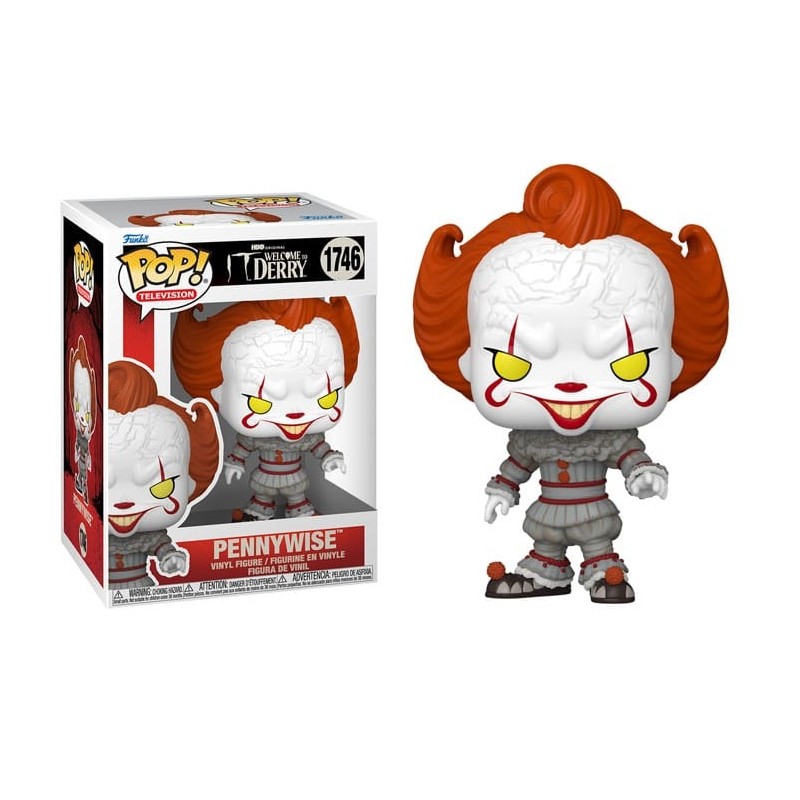 FUNKO POP! IT WELCOME TO DERRY PENNYWISE BOBBLE HEAD FIGURE FUNKO