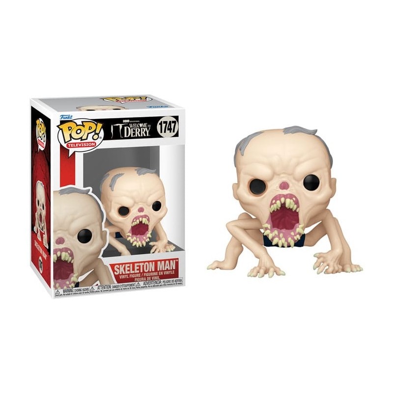 FUNKO POP! IT WELCOME TO DERRY SKELETON MAN BOBBLE HEAD FIGURE FUNKO