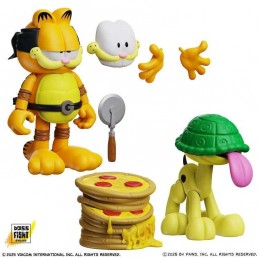 BOSS FIGHT STUDIO GARFIELD X TMNT GARFELLO & SIDEKICK ODIE 2-PACK ACTION FIGURE