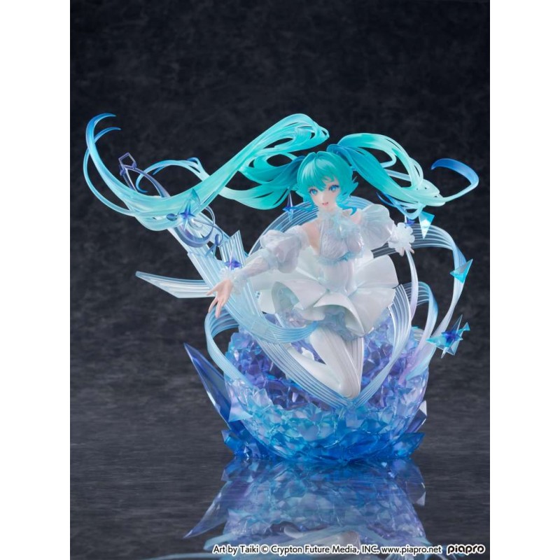CYBERZ HATSUNE MIKU CRYSTAL DRESS VER. 1/7 SCALE FIGURE STATUE CYBERZ HATSUNE MIKU CRYSTAL DRESS VER. 1/7 SCALE FIGURE STATUE