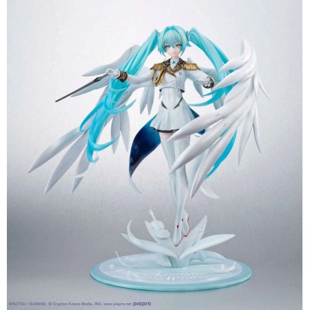 HATSUNE MIKU X WING GUNDAM ZERO EW 45TH ANNIVERSARY FIGURE STATUE