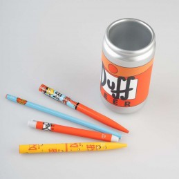 THE SIMPSONS DUFF BEER PEN HOLDER SET PORTAPENNE GRUPO ERIK